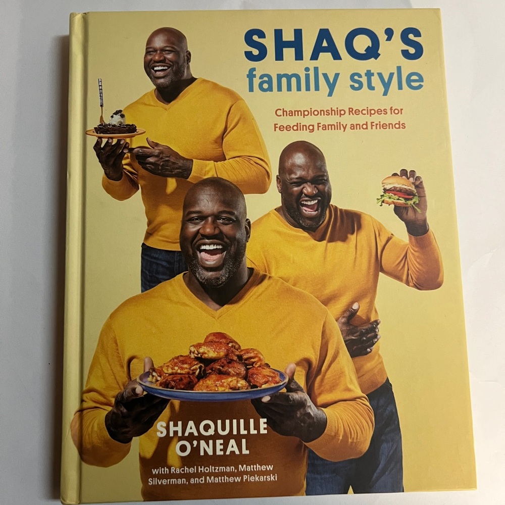 Shaq’s Family Style Cookbook - Bold Yellow Cover